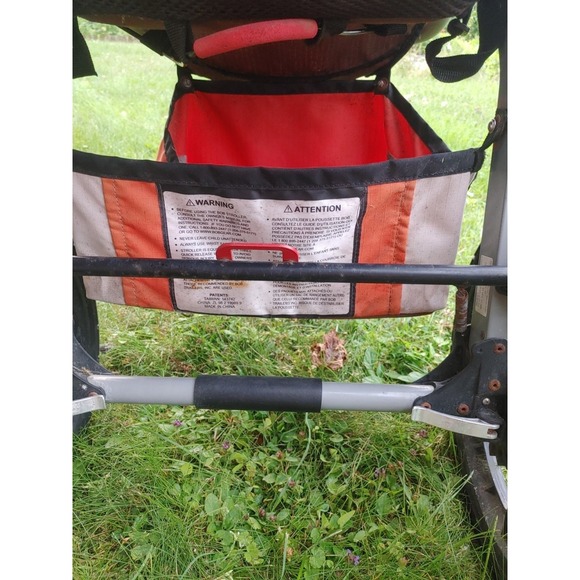Bob Mackie Other - BOB Revolution Stroller Single Lowboy‎ Basket Orange Gray Black 2011-15 Storage